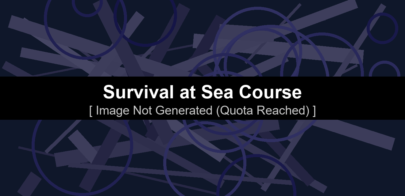 Survival at Sea Course
